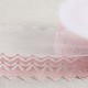 TULLE BRODE DOUBLE VAGUE FESTONNEE MAT
