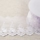 TULLE BRODE FLEURS FESTONNEES MAT