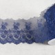 TULLE BRODE FLEURS FESTONNEES BRILLANT