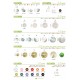 BOUTON DE COQUILLAGE 4 TR
