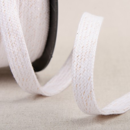 METALIC FLAT TUBULAR BRAID