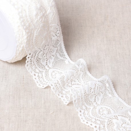 DENTELLE ELASTIQUE FLEURS
