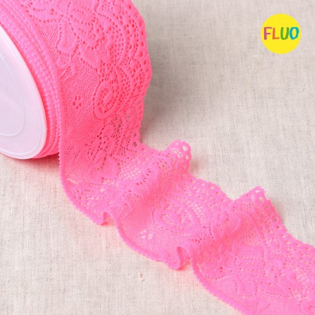 DENTELLE ELASTIQUE FLEURS