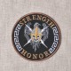 M ECUSSON BLASON TETE DE