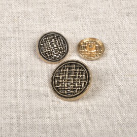 BOUTONS METAL MOTIF TISSA