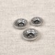 BOUTON METAL ARGENT VIEIL
