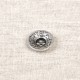 BOUTON METAL ARGENT VIEIL