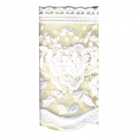 BRODERIE S/TULLE 105 MM