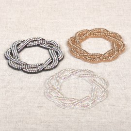 MOTIF ENTRELACS PERLES TH