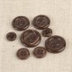 PETITS BOUTONS RONDS 4 TROUS