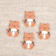 BOUTON CHAT 2 trous