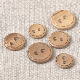 BOUTON BOIS TIRETS 2 TROU