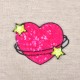 MOTIF COEUR ETOILE