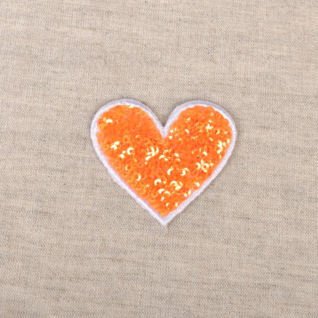MOTIF COEUR SEQUIN