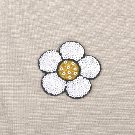 MOTIF FLEUR SEQUINS