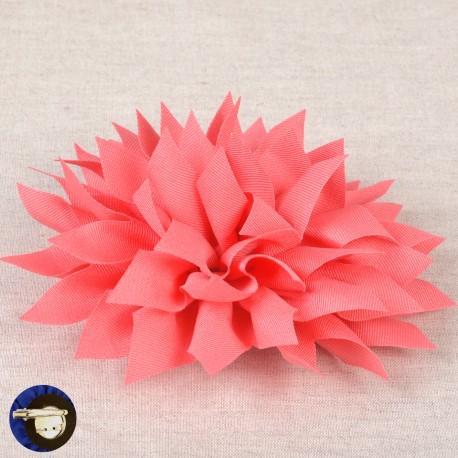 FLEUR PIVOINE BROCHE 14CM