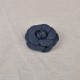 FLEUR CAMELIA DENIM BROCH