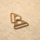 Anneau triangle métal 30x