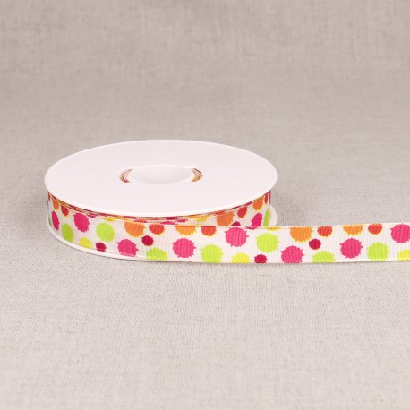 RUBAN CONFETTIS LAITONNÉ