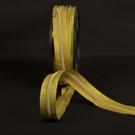 CHAINE SPIRALE N°7 DOREE/ARGENT