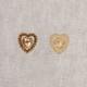 BOUTON COEUR STRASS 16X17
