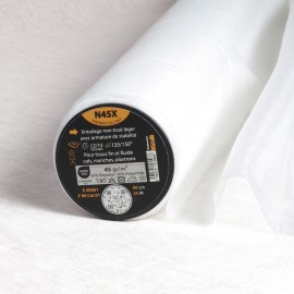 TOILE THERMOCOLLANTE NON TISSEE ARMEE 45G/M2
