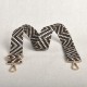 BANDOULIERE ZIG ZAG 40X135CM