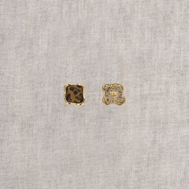 BOUTON LEOPARD