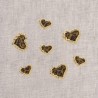 BOUTON LEOPARD COEUR
