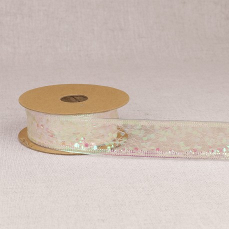 RUBAN LAITONNÉ PAILLETTES