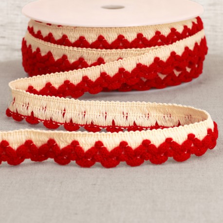 TRESSE PLATE ZIG ZAG