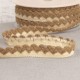 TRESSE PLATE ZIG ZAG