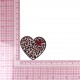 S ECUSSON COEUR PANTHERE ET ZEBRE