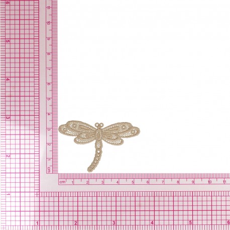 S ECUSSON LIBELLULE DENTELLE