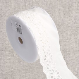 BRODERIE FLEURS AJOURÉES
