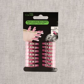CACTUS-PINCES PATCHWORK *14PCS 7X27MM