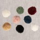 POMPON FOURRURE ARTIFICIELLE 10CM