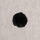 POMPON FOURRURE ARTIFICIELLE 10CM