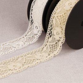 DENTELLE COTON FLEURS