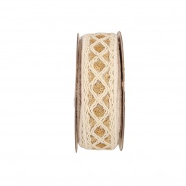 GALON BRODÉ PAILLETTES