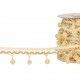 GALON FRANGE PERLES