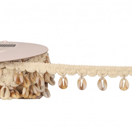 GALON FRANGE COQUILLAGES
