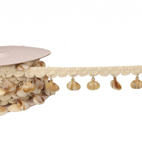 GALON FRANGE COQUILLAGES