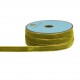 RUBAN VELOURS LISIERES OR