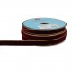 RUBAN VELOURS LISIERES OR
