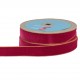 RUBAN VELOURS LISIERES OR