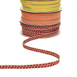 GALON TRESSE BICOLORE