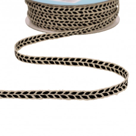 GALON TRESSE BICOLORE