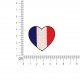 S ECUSSON DRAPEAUX COEUR
