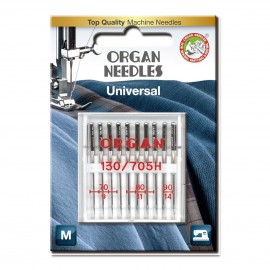 ORGAN NEEDLES UNIVERSAL BOITE DE 10